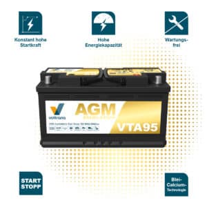 Voltrana AGM Autobatterie VTA95