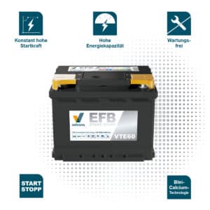 Voltrana EFB Autobatterie VTE60