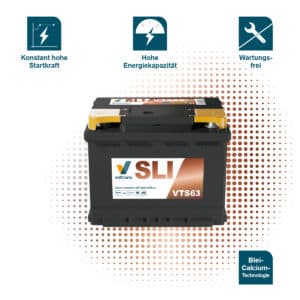 Voltrana Säure SLI Autobatterie VTS63