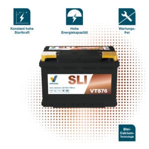 Voltrana Säure SLI Autobatterie VTS76